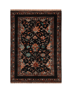 Sultani Hand-Knotted Wool Rug 4' 1" x 6'