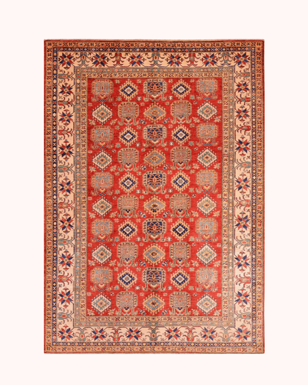 Shirvan Hand-Knotted Wool Rug 7' x 10'