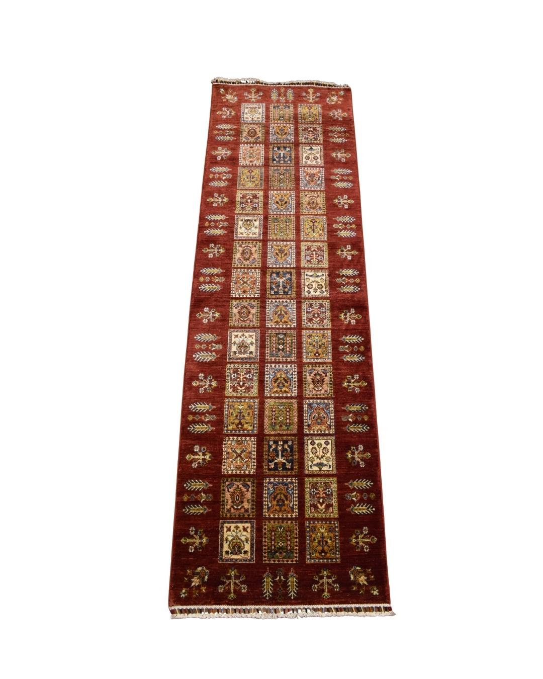 Sultani Hand-Knotted Wool Runner 2' 9" x 9' 7"