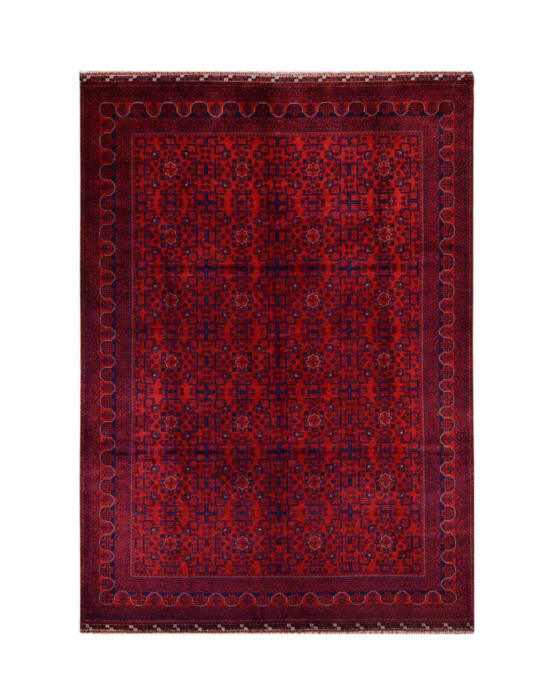 Handwoven Afghan Style Wool Rug 7' 9
