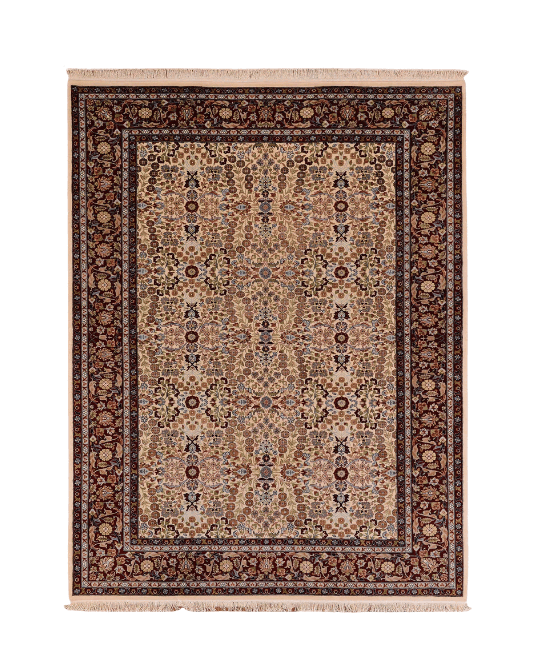 Hereke Hand-Knotted Wool Rug 6' 5