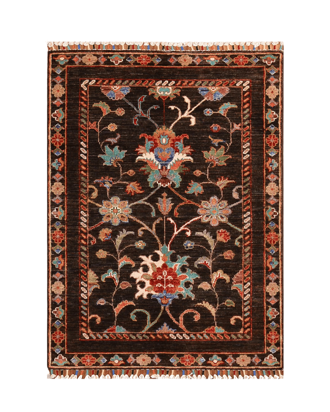 Sultani Hand-Knotted Wool Rug 2' 8" x 4' 2"