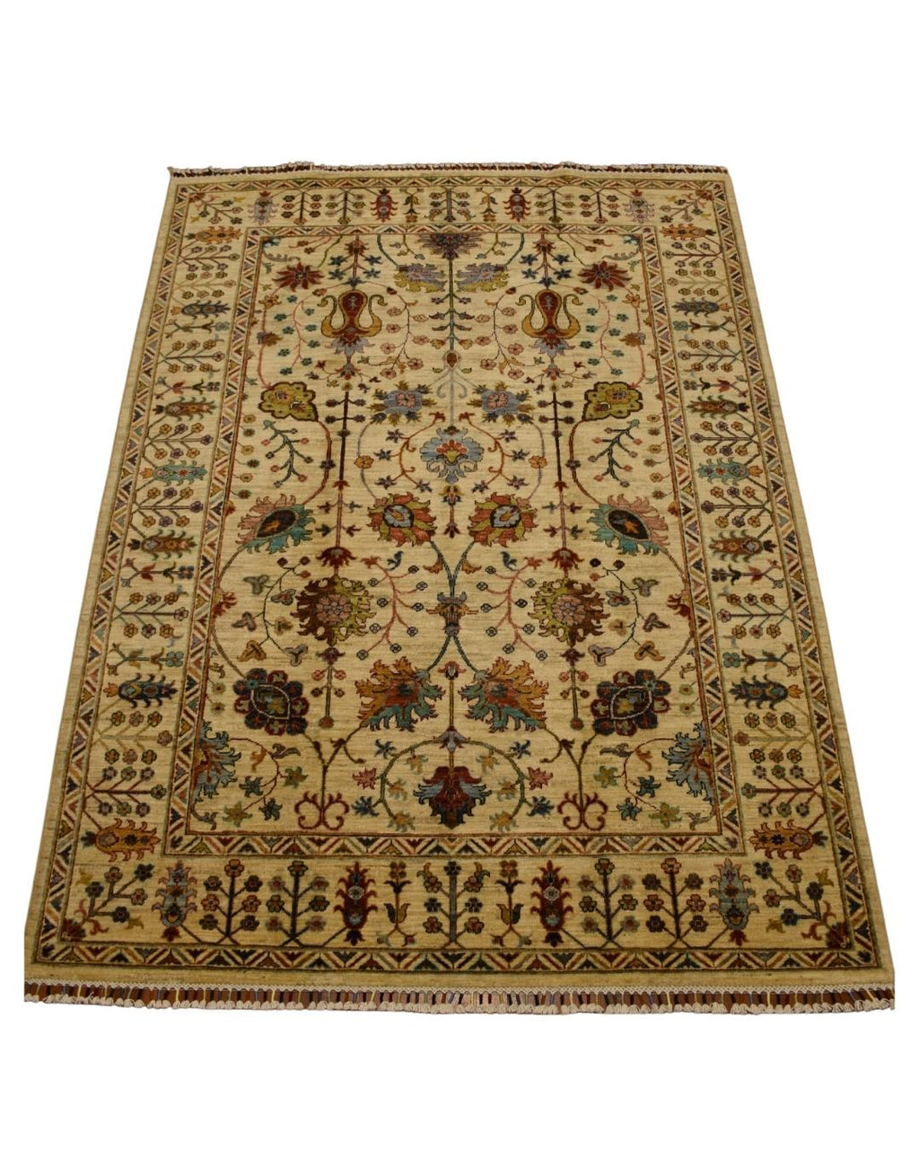Sultani Hand-Knotted Wool Rug 5' 9" x 8'