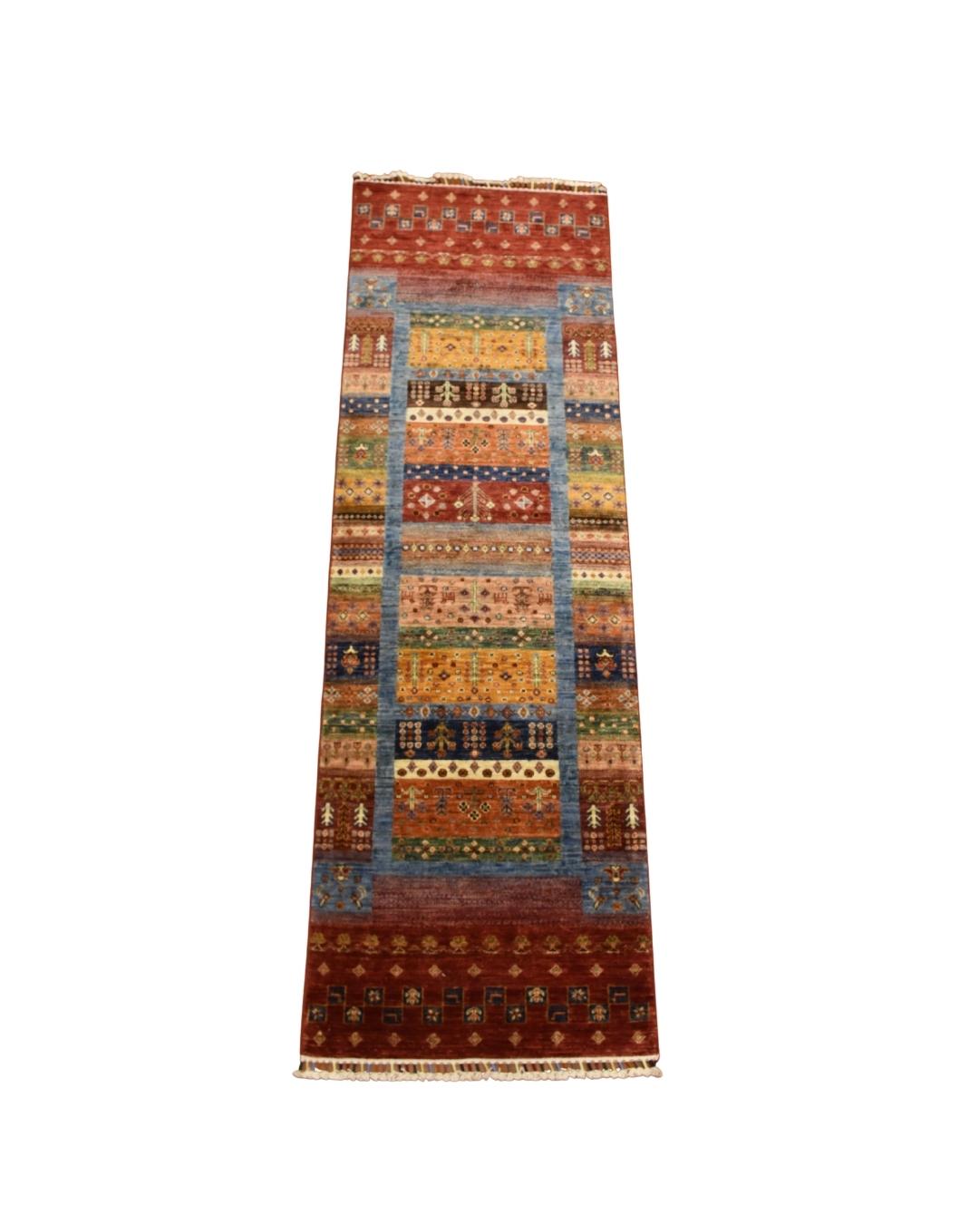 Sultani Hand-Knotted Wool Runner 2' 6" x 8' 3"