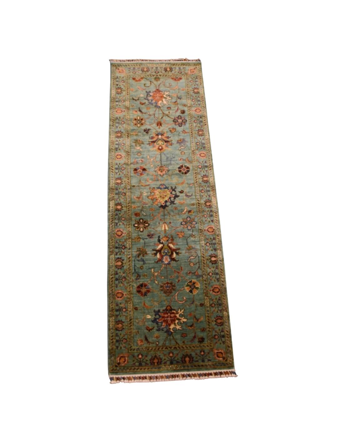 Sultani Hand-Knotted Wool Runner 2' 6" x 8' 2"