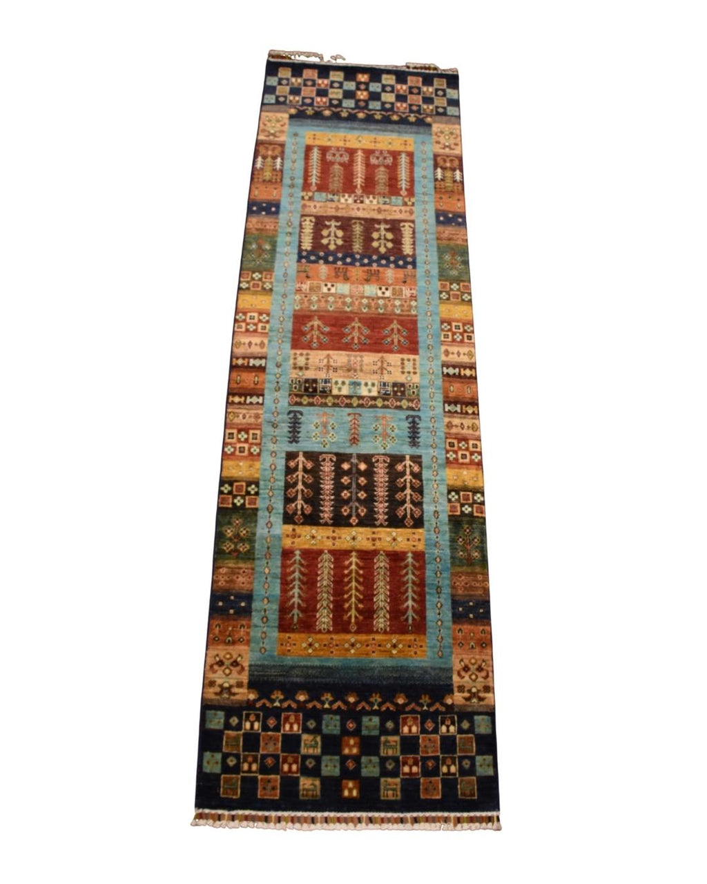 Sultani Hand-Knotted Wool Runner 2' 65" x 9' 5"