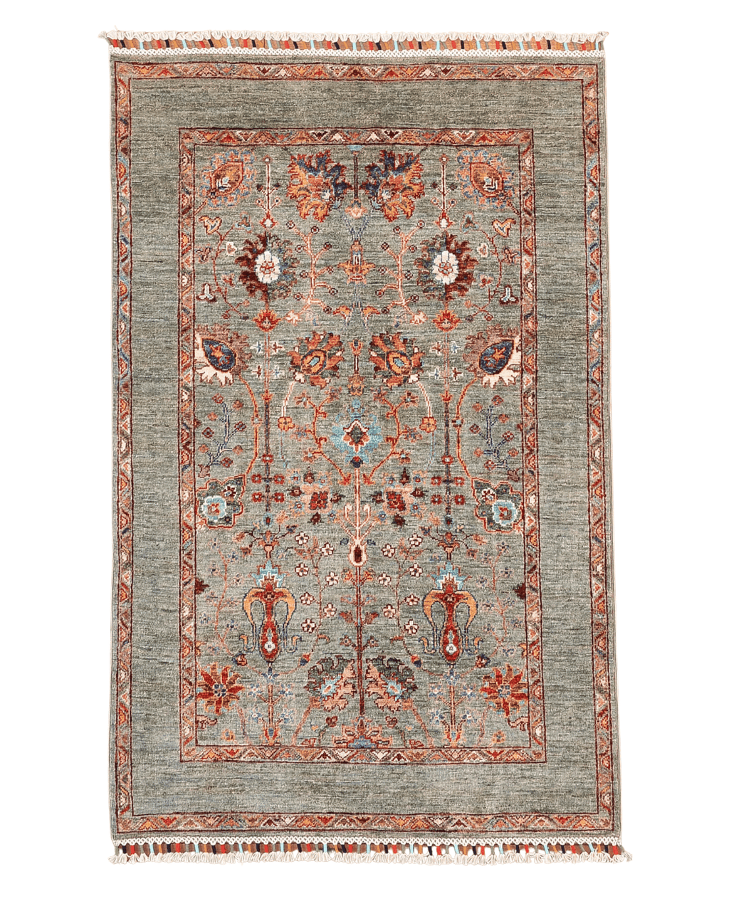 Sultani Hand-Knotted Wool Rug 3' 4" x 5' 2"