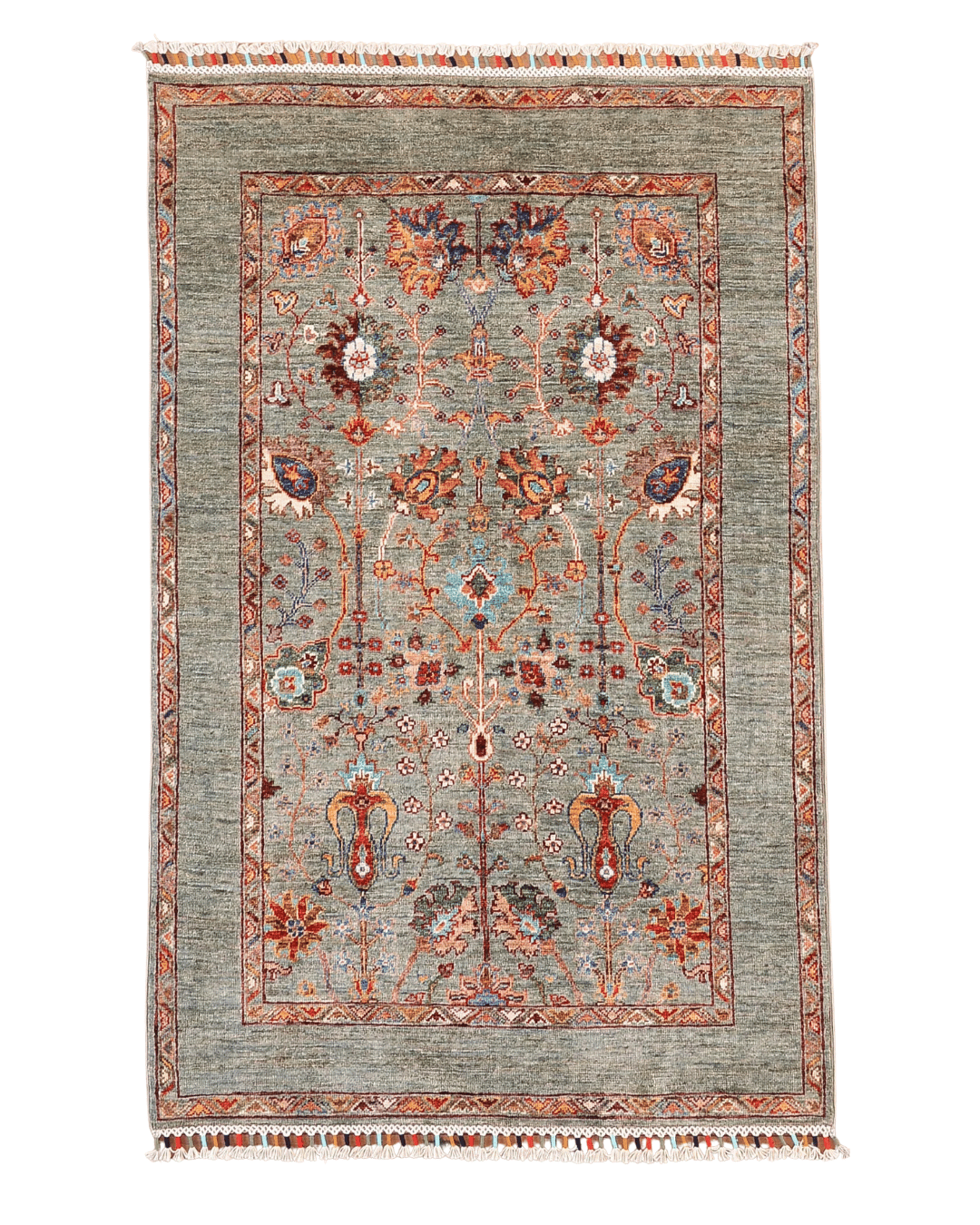 Sultani Hand-Knotted Wool Rug 3' 4" x 5' 2"