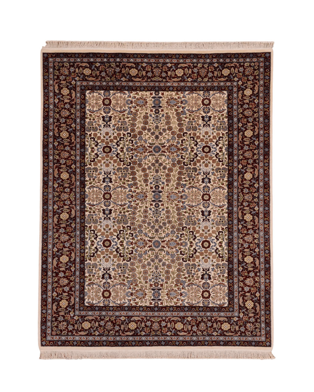 Hereke Hand-Knotted Wool Rug 5' 8" x 8' 1"
