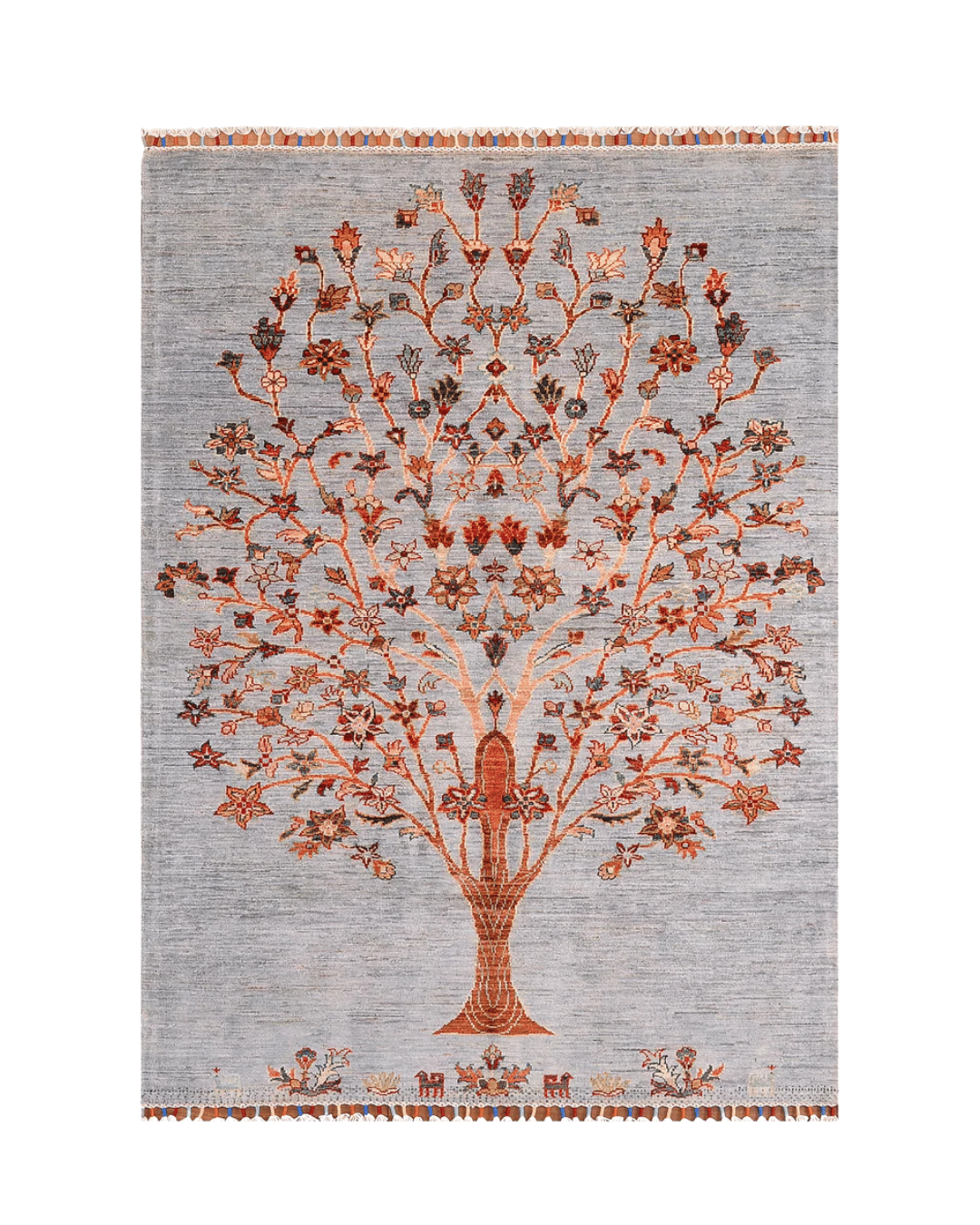 Sultani Hand-Knotted Wool Rug 4' 1
