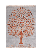 Sultani Hand-Knotted Wool Rug 4' 1" x 6' 1"