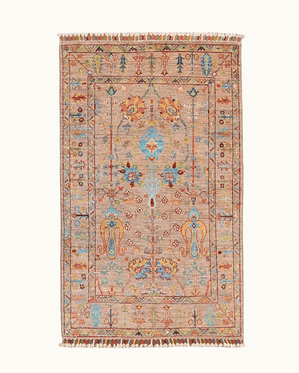 Sultani Hand-Knotted Wool Rug 2' 7" x 4' 1"