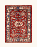 Shirvan Hand-Knotted Wool Rug 3' 2" x 4' 7"