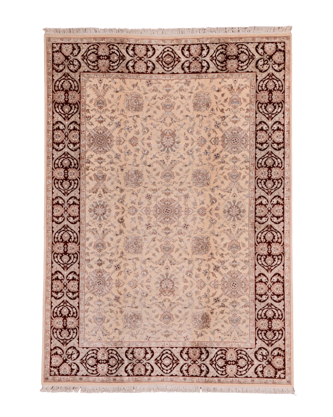 Tapis en laine style afghan 55 x 146 cm
