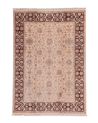 Tapis en laine style afghan 55 x 146 cm