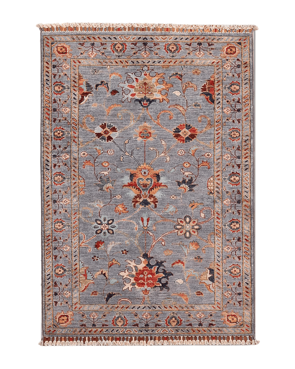 Sultani Hand-Knotted Wool Rug 3' 1" x 4' 6"
