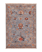 Sultani Hand-Knotted Wool Rug 3' 1" x 4' 6"
