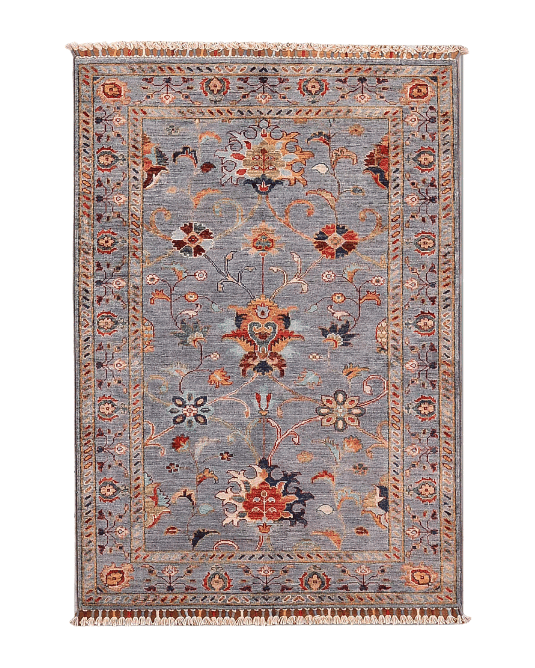 Sultani Hand-Knotted Wool Rug 3' 1" x 4' 6"
