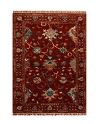 Sultani Hand-Knotted Wool Rug 3' 4" x 5'