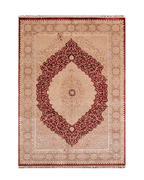 Tapis en laine style afghan 55 x 146 cm