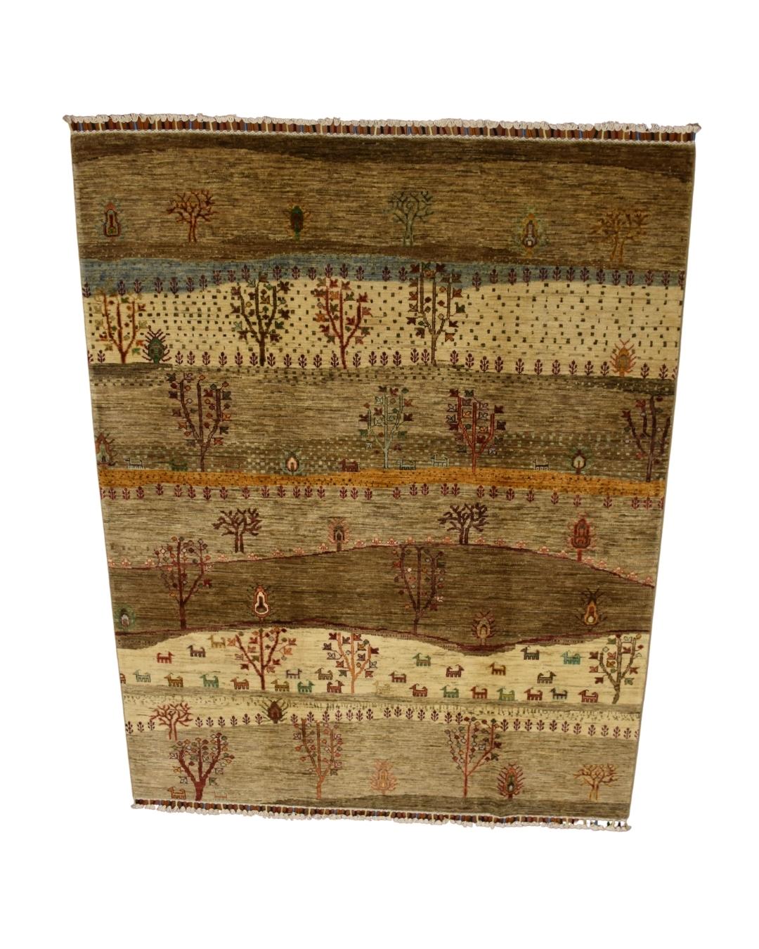 Sultani Hand-Knotted Wool Rug 154x196 cm 3 m² | 5x6 ft