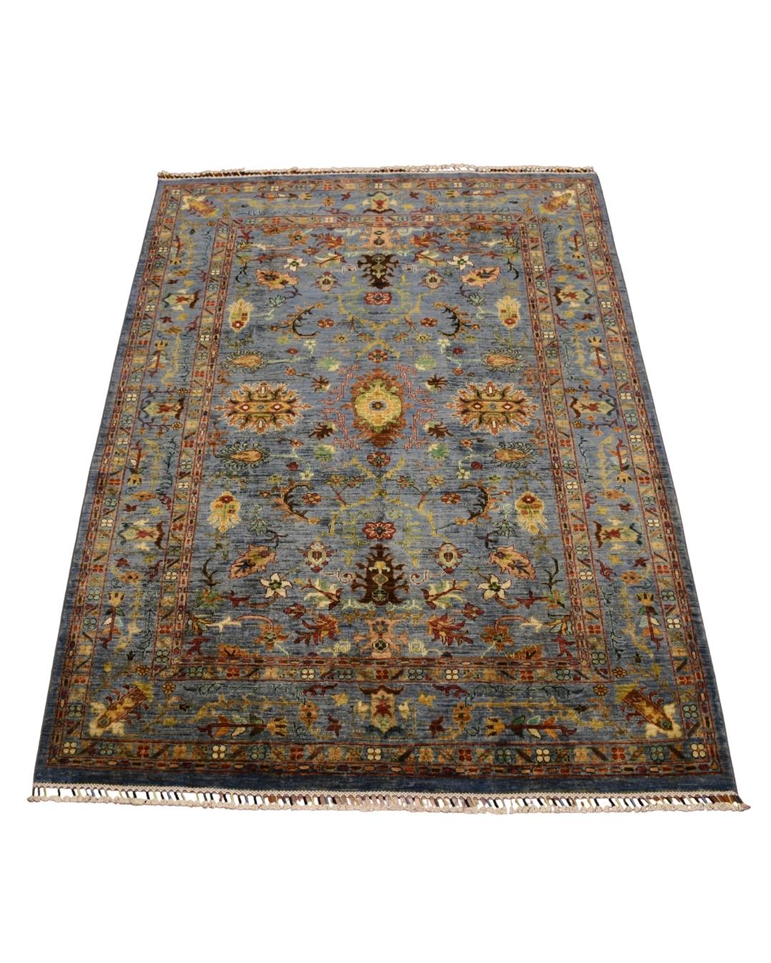 Sultani Hand-Knotted Wool Rug 5' 8" x 7' 7"