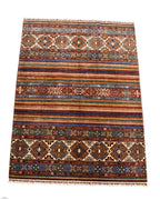 Sultani Hand-Knotted Wool Rug 5' x 6' 6"