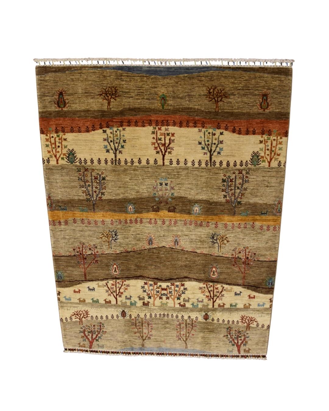 Sultani Hand-Knotted Wool Rug - 153x203 cm 3.11 m² | 5x7 ft