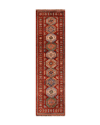 Shirvan Hand-Knotted Wool Runner 2' 7" x 9' 9"