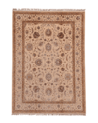 Ottoman Elegance Hand-Knotted Wool Rug 5' 7" x 8'
