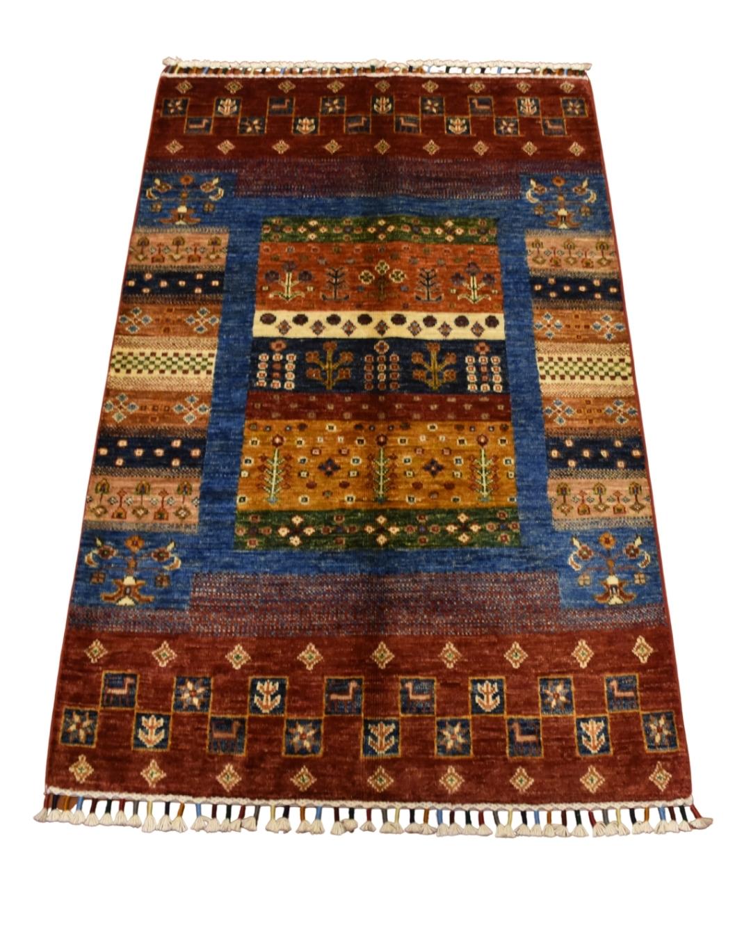 Sultani Hand-Knotted Wool Rug 2' 7" x 4' 5"