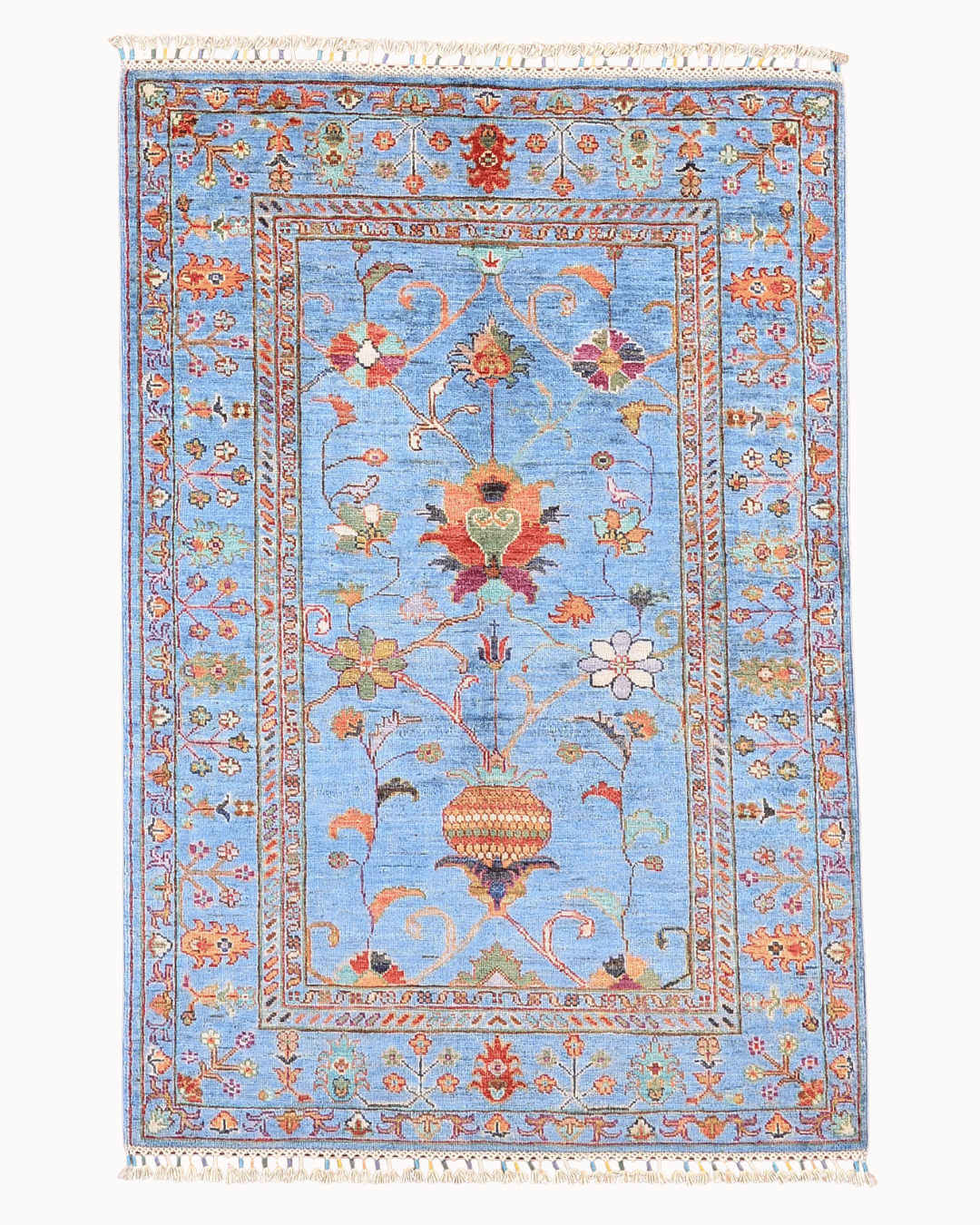 Sultani Hand-Knotted Wool Rug 3' 4
