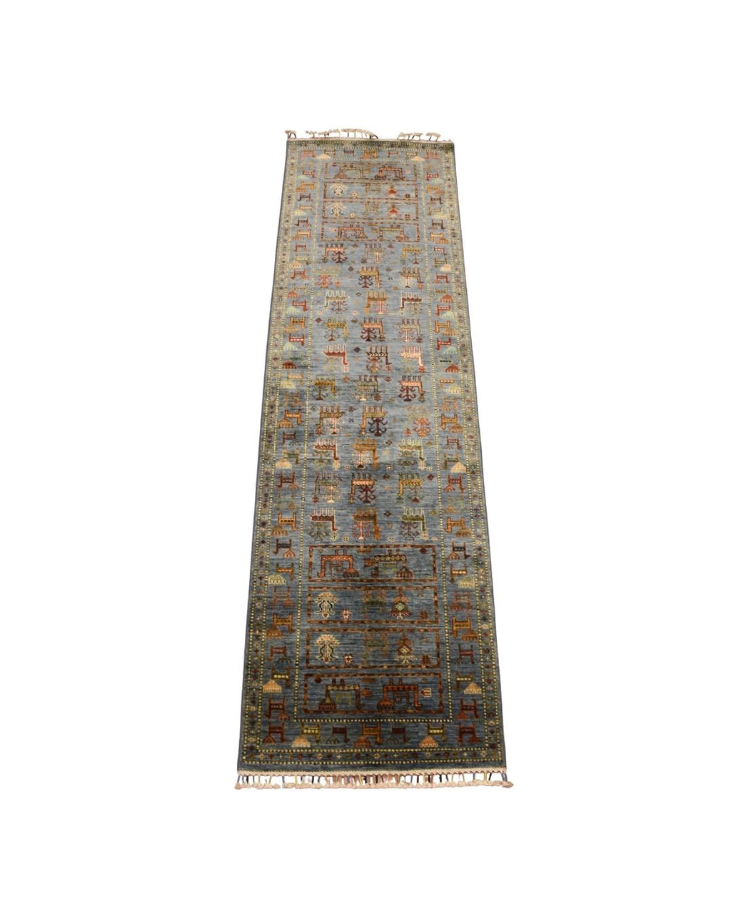 Sultani Hand-Knotted Wool Runner 2' 7" x 9' 2"