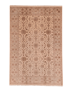 Ottoman Elegance Hand-Knotted Wool Rug 6' 7" x 9' 9"