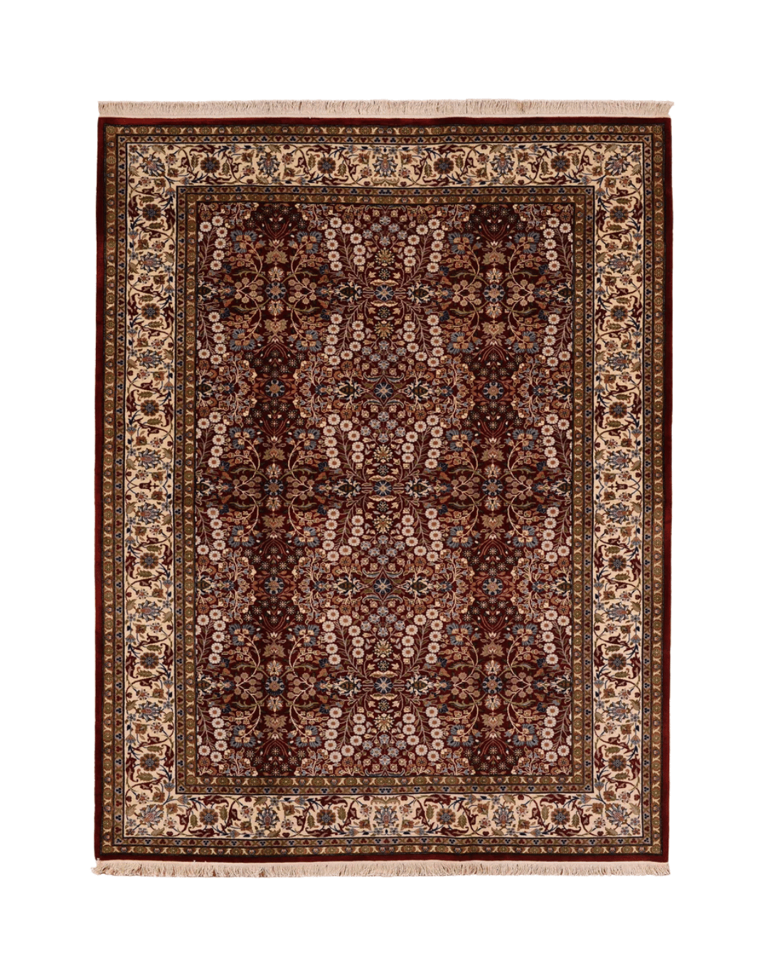 Hereke Hand-Knotted Wool Rug 6' 4