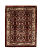 Hereke Hand-Knotted Wool Rug 6' 4" x 9' 7"