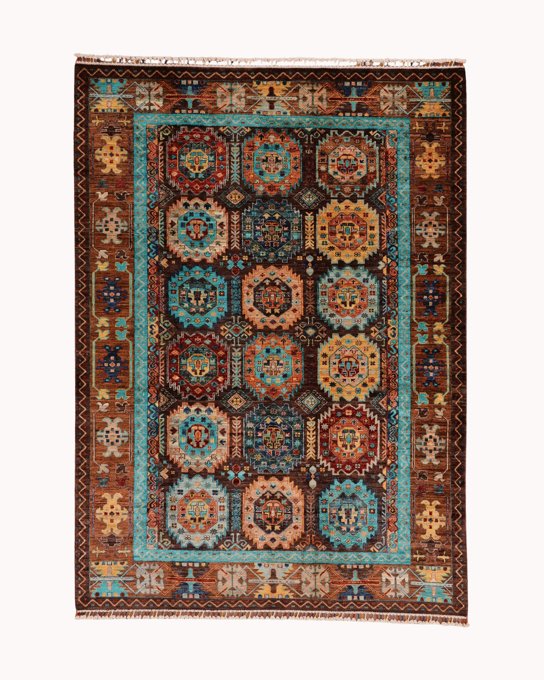 Veziri Hand-Knotted Wool Rug 5' 8