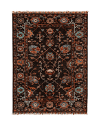 Sultani Hand-Knotted Wool Rug 3' 4" x 4' 9"