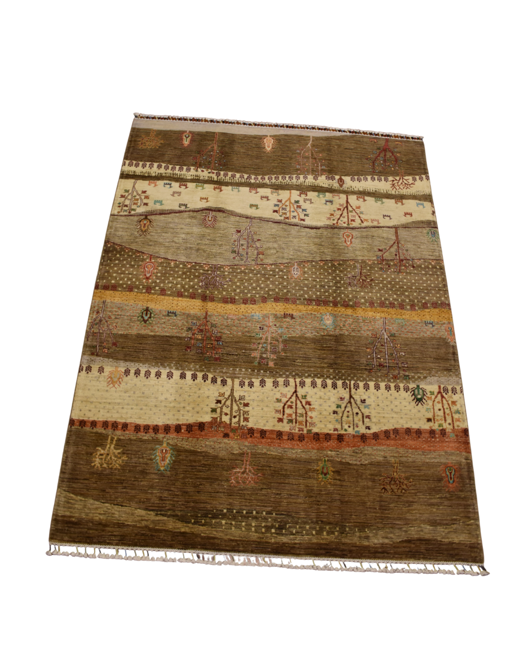 Sultani Hand-Knotted Wool Rug 5' 7" x 7' 7"