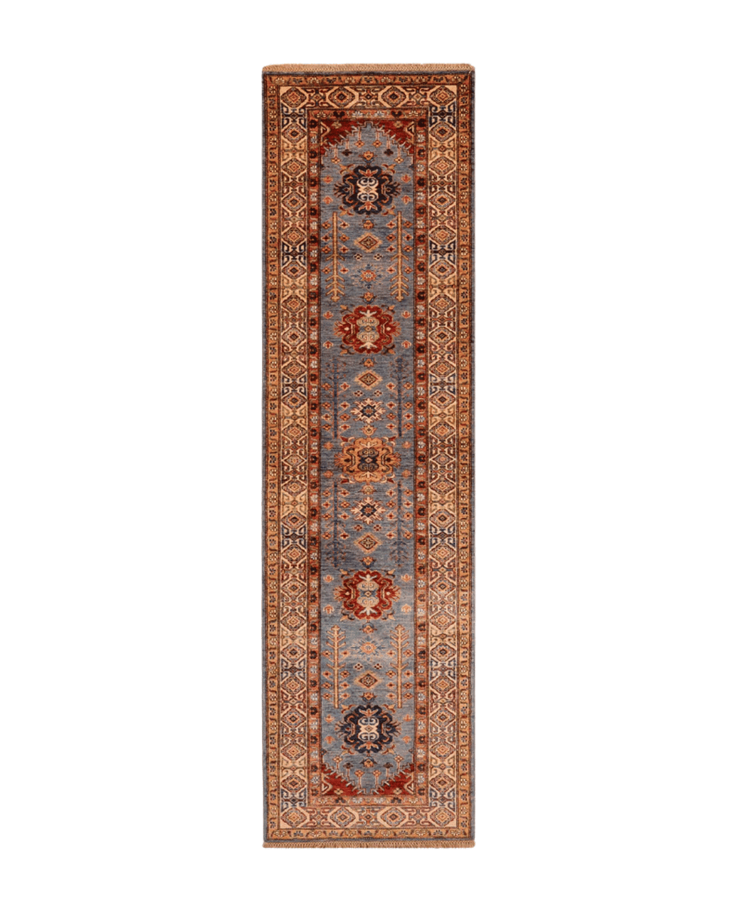 Shirvan Hand-Knotted Wool Runner 2' 6" x 9' 8"