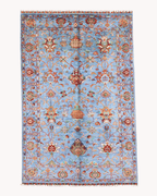 Sultani Hand-Knotted Wool Rug 4' x 6'