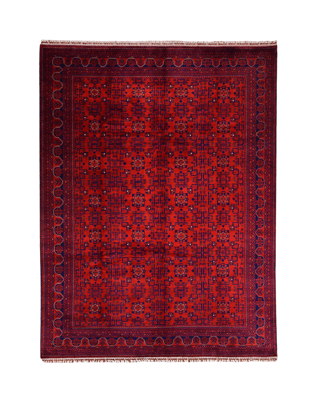 Handwoven Afghan Style Wool Rug 8' 1