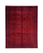 Handwoven Afghan Style Wool Rug 8' 1" x 11' 4"