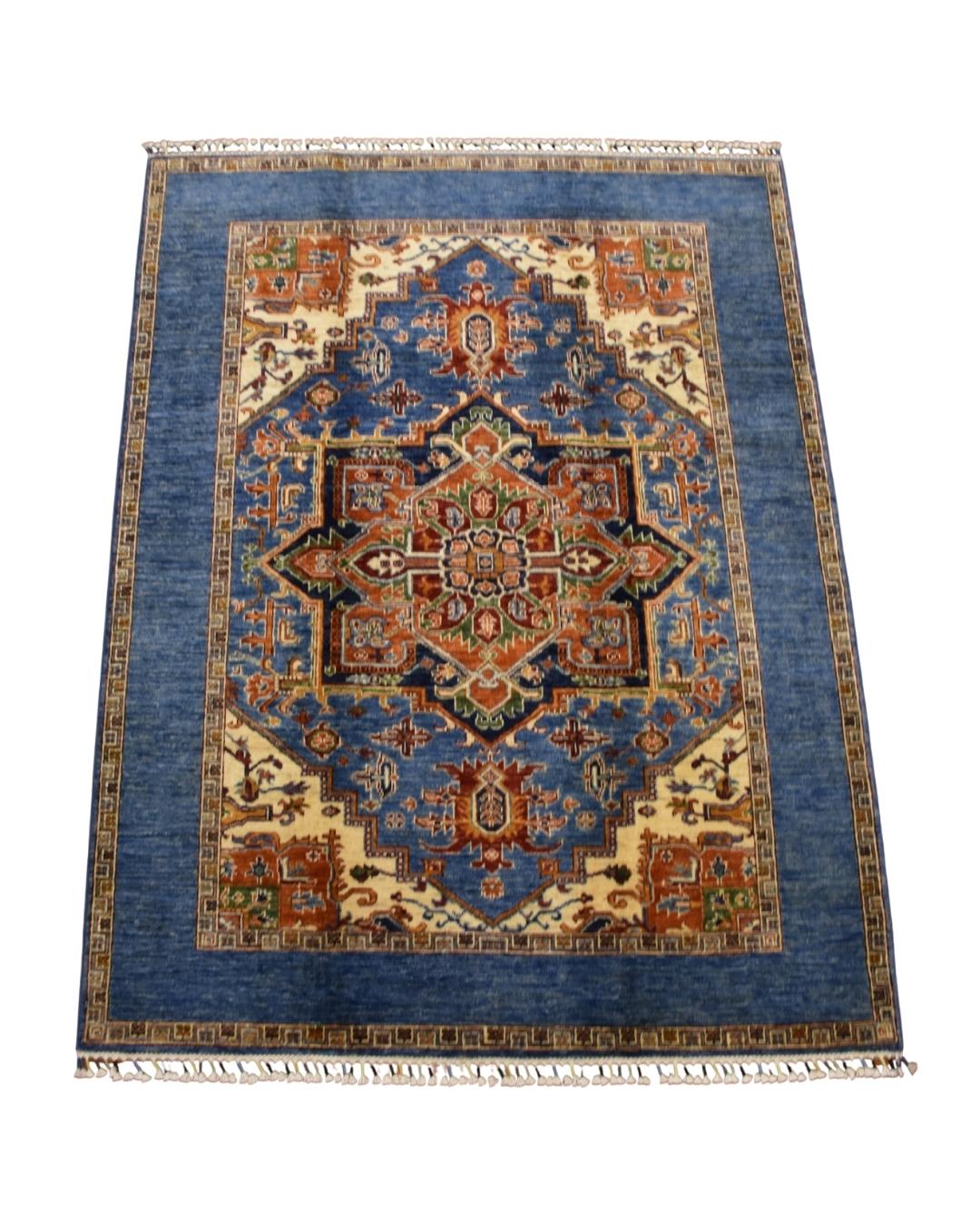 Sultani Hand-Knotted Wool Rug 5' x 6' 95"