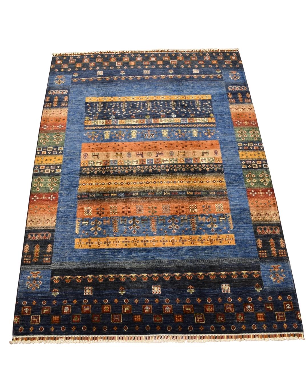 Sultani Hand-Knotted Wool Rug 6' x 8'