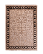Ottoman Elegance Hand-Knotted Wool Rug 6' 6" x 10'