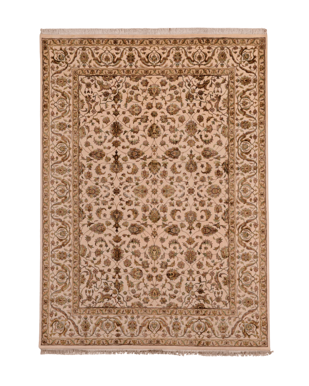 Tapis en laine style afghan 55 x 146 cm