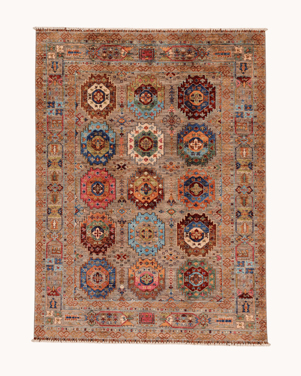 Wolle im afghanischen Stil 1,8x4,8ft – 55x146cm