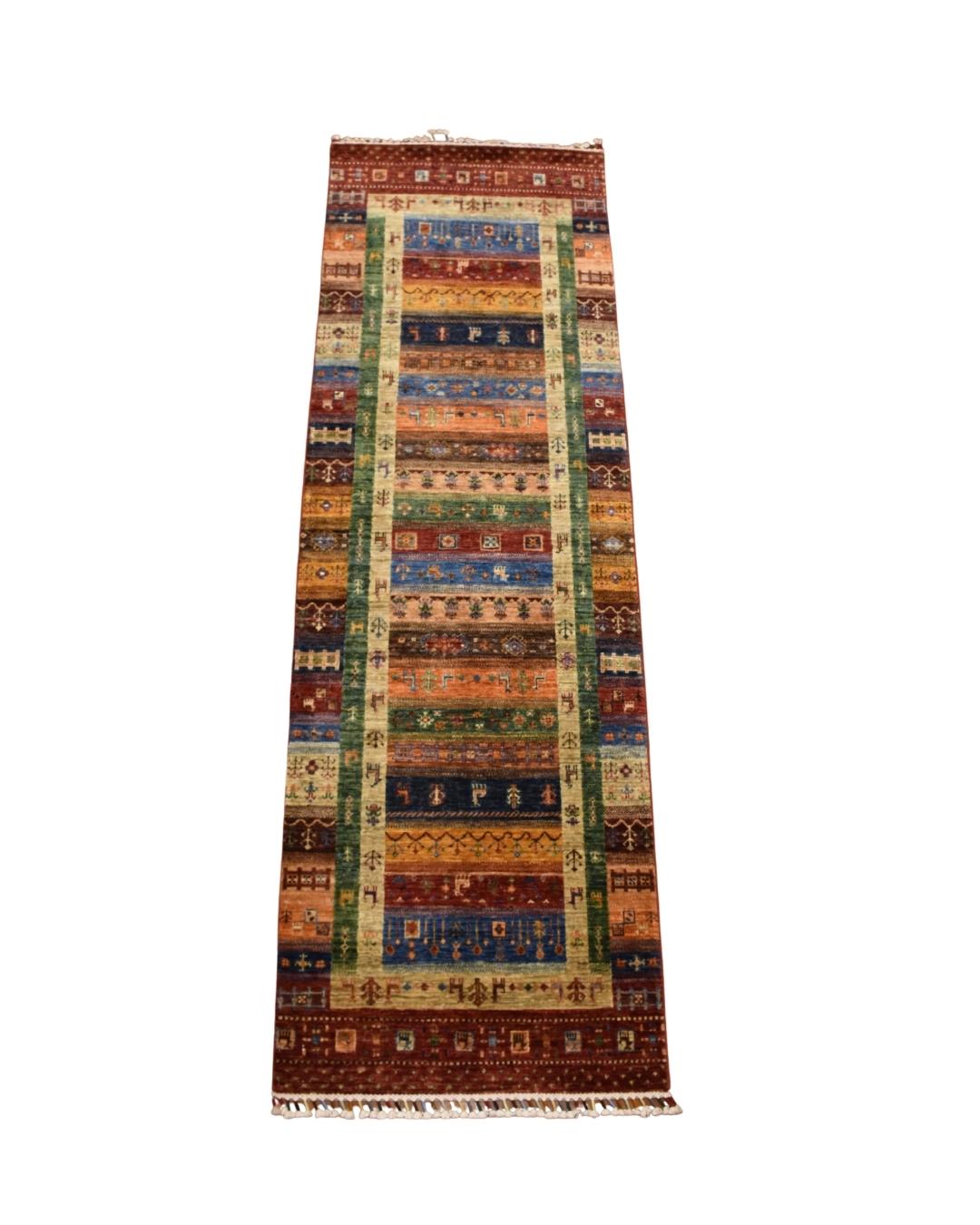 Sultani Hand-Knotted Wool Runner 2' 6" x 8' 4"