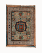 Mamluk Hand-Knotted Wool Rug 5' 9" x 8' 1"